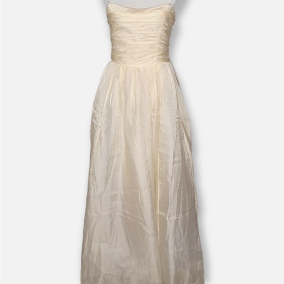 Reformation Kastoria Wedding Cream Maxi Gown Bridal Dress Size 10 NWT - Picture 5 of 6